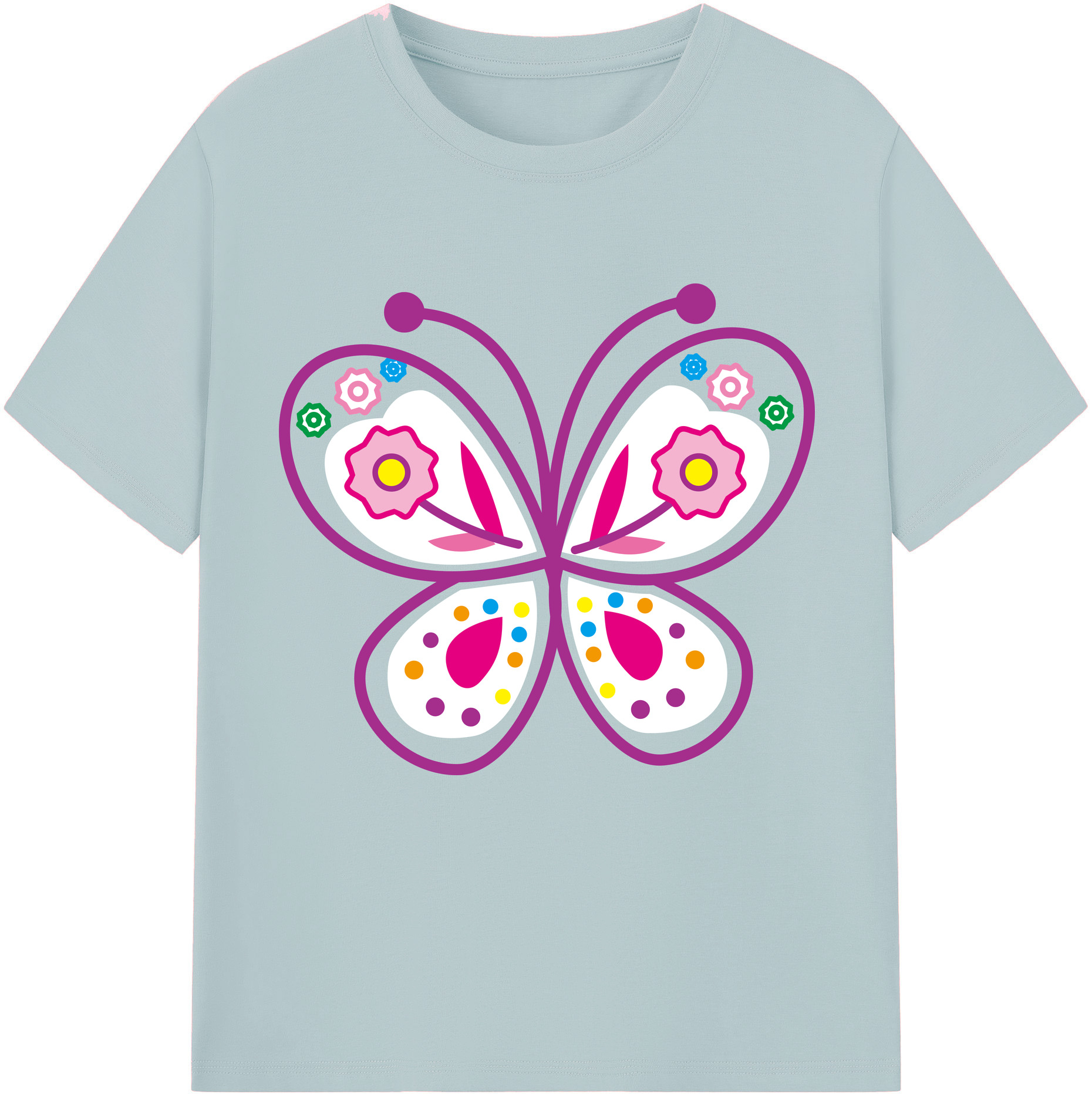 （画像用） Hello Kitty ハローキティ 綿100％半袖Tシャツ（フロントプリント）